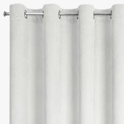 Eurofirany Zasłona do salonu welwetowa biała ELIZA 140x250 cm