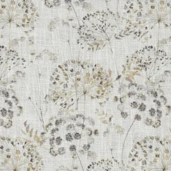 Eurofirany Zasłona do salonu z dodatkiem lnu naturalna MIRA 140x250 cm