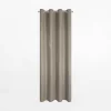 Firany, Zasłony I Akcesoria|Eurofirany Zasłona na przelotkach beżowo-szara OLETA 140x250 cm