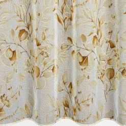 Eurofirany Zasłona na przelotkach beżowo-złota AVA 140x250 cm
