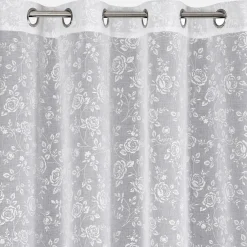 Eurofirany Zasłona na przelotkach biała HOLLY 140x250 cm