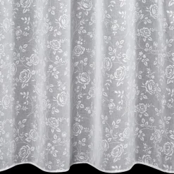 Eurofirany Zasłona na przelotkach biała HOLLY 140x250 cm