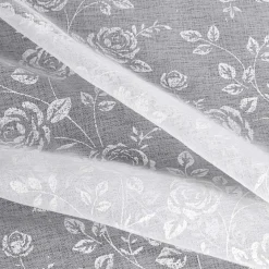 Eurofirany Zasłona na przelotkach biała HOLLY 140x250 cm