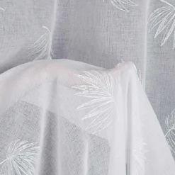 Firany, Zasłony I Akcesoria|Eurofirany Zasłona na przelotkach biala JESSI 140x260 cm