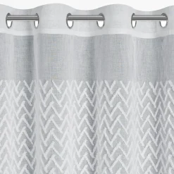 Firany, Zasłony I Akcesoria|Eurofirany Zasłona na przelotkach biała ESTERI 140x250 cm