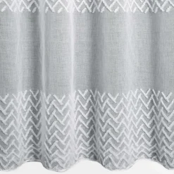 Firany, Zasłony I Akcesoria|Eurofirany Zasłona na przelotkach biała ESTERI 140x250 cm