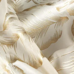 Firany, Zasłony I Akcesoria|Eurofirany Zasłona na przelotkach kremowa MILENA 140x250 cm