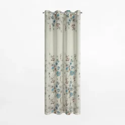 Eurofirany Zasłona na przelotkach w kwiaty IVY 140x250 cm