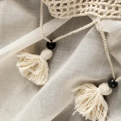 Firany, Zasłony I Akcesoria|Eurofirany Zasłona na szelkach naturalna GRETA 135x250 cm