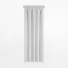 Eurofirany Zasłona na taśmie srebrna SUZAN 135x270 cm