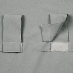 Tekstylia Zewnętrzne|Firany, Zasłony I Akcesoria|Eurofirany Zasłona na taras z szelkami na rzepy srebrna GARDEN 155x220 cm