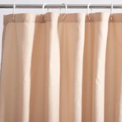 inny Zasłona prysznicowa beżowa CASILDA 180x180 cm