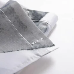 Akcesoria Łazienkowe|Akcesoria Łazienkowe|inny Zasłona prysznicowa czarno-biało ROSA 180x180 cm