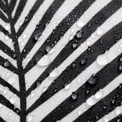 Akcesoria Łazienkowe|Akcesoria Łazienkowe|inny Zasłona prysznicowa w czarne liście ROSA 180x180 cm