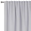 Firany, Zasłony I Akcesoria| Zasłona z taśmą blackout szara ECLIPSE 140x260 cm