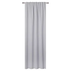 Firany, Zasłony I Akcesoria| Zasłona z taśmą blackout szara ECLIPSE 140x260 cm