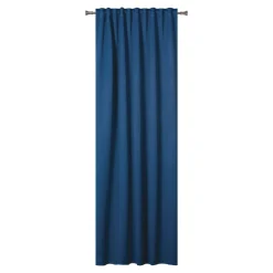 Firany, Zasłony I Akcesoria| Zasłona z taśmą granatowa blockout ECLIPSE 140x260 cm