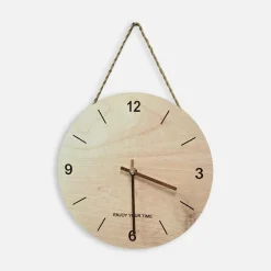 inny Zegar na ścianę drewniany 30 cm