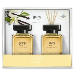 Zestaw 2 dyfuzorów zapachowych IPURO ESSENTIALS SOFT VANILLA 2x50 ml