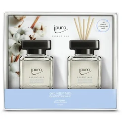 Zestaw 2 dyfuzorów zapachowych IPURO ESSENTIALS COTTON FIELDS 2x50 ml