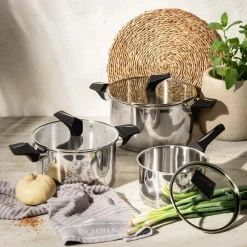 inny Zestaw 3 garnków ze stali nierdzewnej TRESO