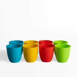 inny Zestaw 8 kubków plastikowych 250 ml