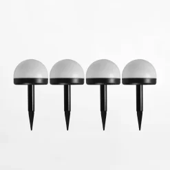 Zumaline Zestaw 4 lamp LED zewnętrznych solarnych