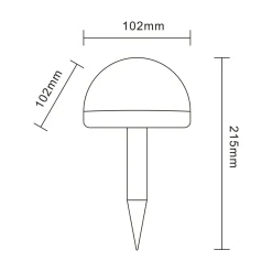 Zumaline Zestaw 4 lamp LED zewnętrznych solarnych