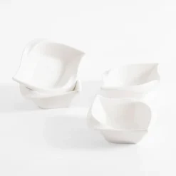 Miski, Patery I Półmiski|inny Zestaw 4 miseczek do serwowania ŁÓDKA 90 ml