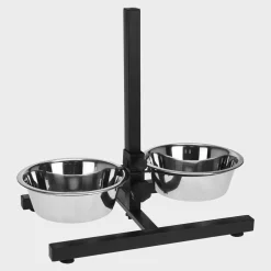 Produkty Dla Zwierząt|inny Zestaw 2 misek dla psa na stojaku