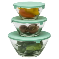 Miski, Patery I Półmiski| Zestaw 5 misek z pokrywkami MIX