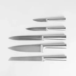 Noże I Deski Do Krojenia|Prima Cucina Zestaw 5 noży w drewnianym bloku BREMA 6 el.