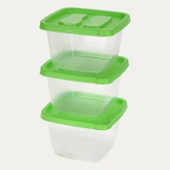 inny Zestaw 3 pojemników plastikowych 1360 ml