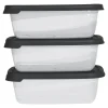 Pojemniki Na Żywność| Zestaw 3 pojemników z pokrywką 600 ml MIX