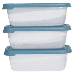 Pojemniki Na Żywność| Zestaw 3 pojemników z pokrywką 600 ml MIX