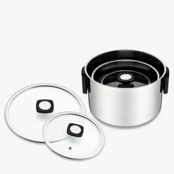 inny Zestaw 3 stalowych garnków na gaz i indukcję KATO