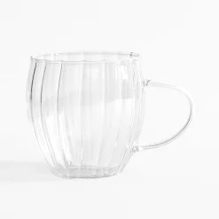 inny Zestaw 2 szklanek ryflowanych 350 ml