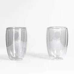 inny Zestaw 2 szklanek termicznych z podwójną ścianką 400 ml