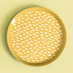 Grill I Piknik|Talerze|inny Zestaw 4 talerzy plastikowych żółty, 21 cm