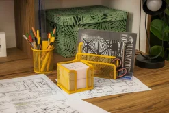 Dzieci Zestaw biurkowy pomarańcz, 4 szt.