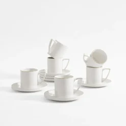 Filiżanki I Spodki|Serwisy Kawowe|inny Zestaw kawowy glamour CARLA, 12 el.