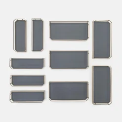 VORTUNG Zestaw koszy do cargo wysokiego, 60 cm, champagne gold