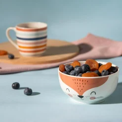 Jedzenie I Picie|Szklanki I Kubki|inny Zestaw śniadaniowy kubek z miską LIS