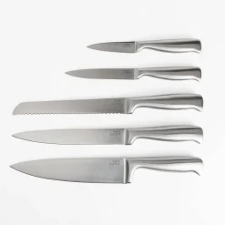 Noże I Deski Do Krojenia|Prima Cucina Zestaw noży w stalowym bloku FARO 6 el.