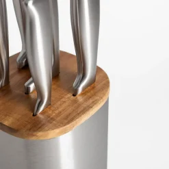 Noże I Deski Do Krojenia|Prima Cucina Zestaw noży w stalowym bloku FARO 6 el.