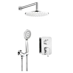 Deante Zestaw prysznicowy podtynkowy z boxem mieszaczowym BXYZ0QAM chrom ARNIKA