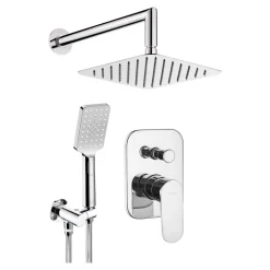 Deante Zestaw prysznicowy podtynkowy mieszacz typu BOX chrom ALPINIA