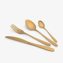 Sztućce|inny Zestaw sztućców złote ELISA 24 el.