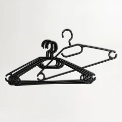 Wieszaki, Półki Tekstylne, Organizery|inny Zestaw wieszaków obrotowych czarny 10 szt