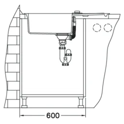 Alveus Zlewozmywak CANTO 130 TWILIGHT